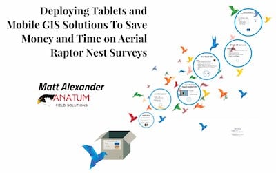 Tablets & Mobile GIS to Save Money & Time on Aerial Raptor Nest Surveys