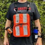 Anatum's Arrow 100 Tablet Chest Pack (Hi-Viz with Front Pockets)